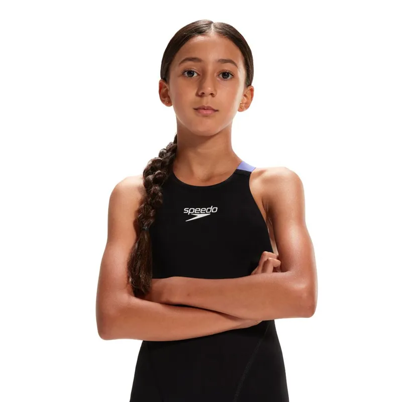Speedo Fastskin Junior LZR Ignite Kneeskin Black/Miami Lilac-7